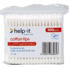 FIRST AID COTTON TIPS - 100PK