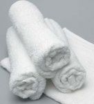 COMPRESS TOWEL WHITE - 10 PACK 500gsm 40 X 65cm